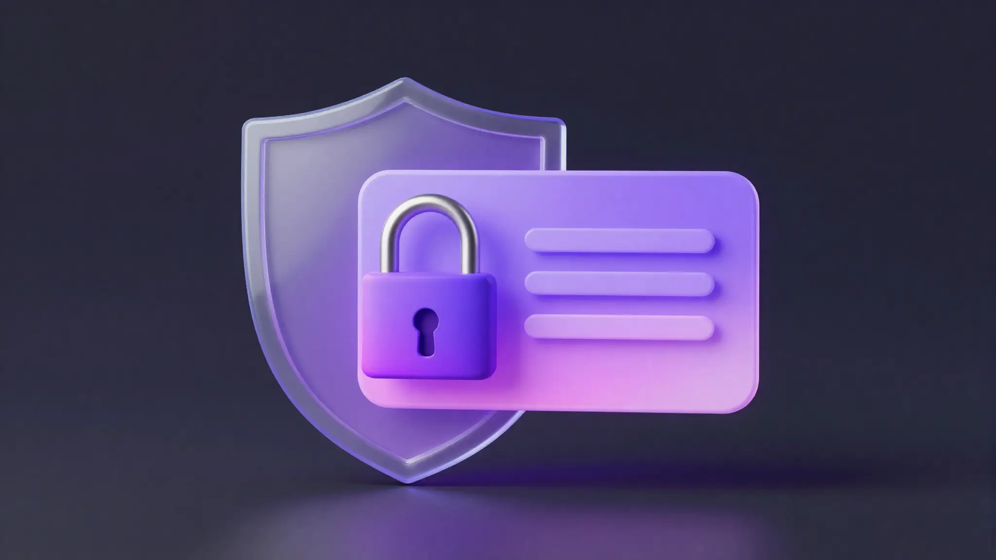 Escudo con candado protegiendo un perfil de Instagram
